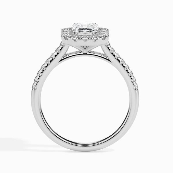 Custom Made 2 Carat Halo Moissanite Leila Ring by Solitairz Affair