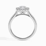 Custom Made 1.5 Carat Halo Moissanite Amira Ring by Solitairz Affair