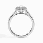 Custom Made 1.5 Carat Halo Moissanite Blair Ring by Solitairz Affair