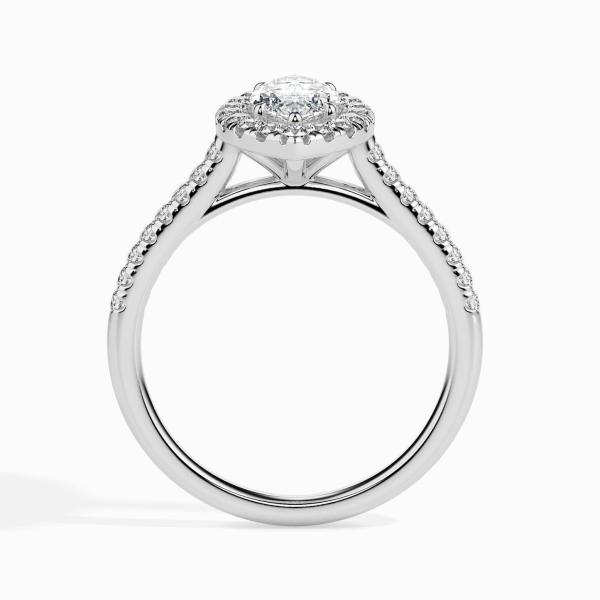 Custom Made 2 Carat Halo Moissanite Blair Ring by Solitairz Affair