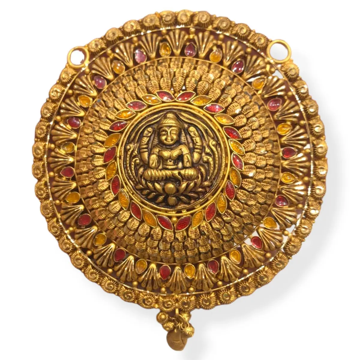 Antique Gold Mangal Sutra Pendant