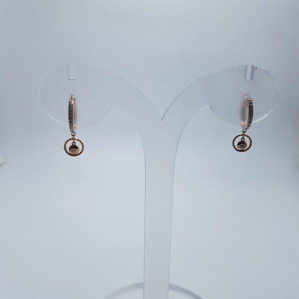 Rose Gold Hanging Bali Pair Zerkons for Daily Use