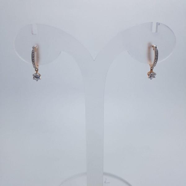 Rose Gold Hanging Bali Pair Zerkons for Daily Use