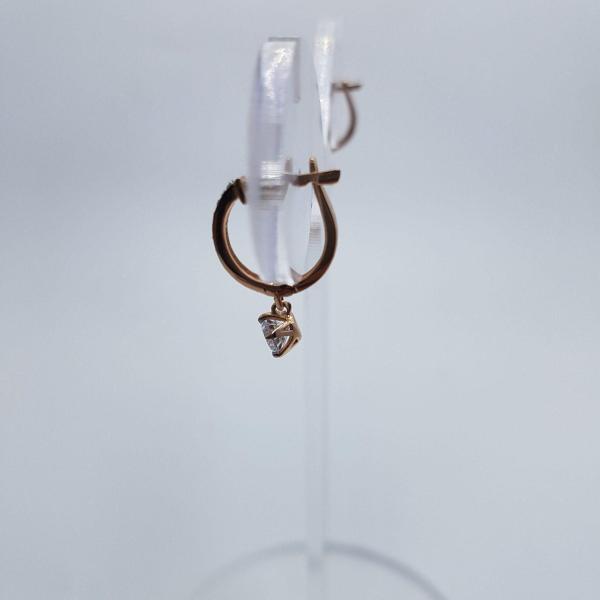 Rose Gold Hanging Bali Pair Zerkons for Daily Use