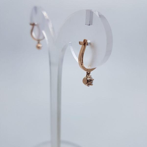 Rose Gold Hanging Bali Pair Zerkons for Daily Use