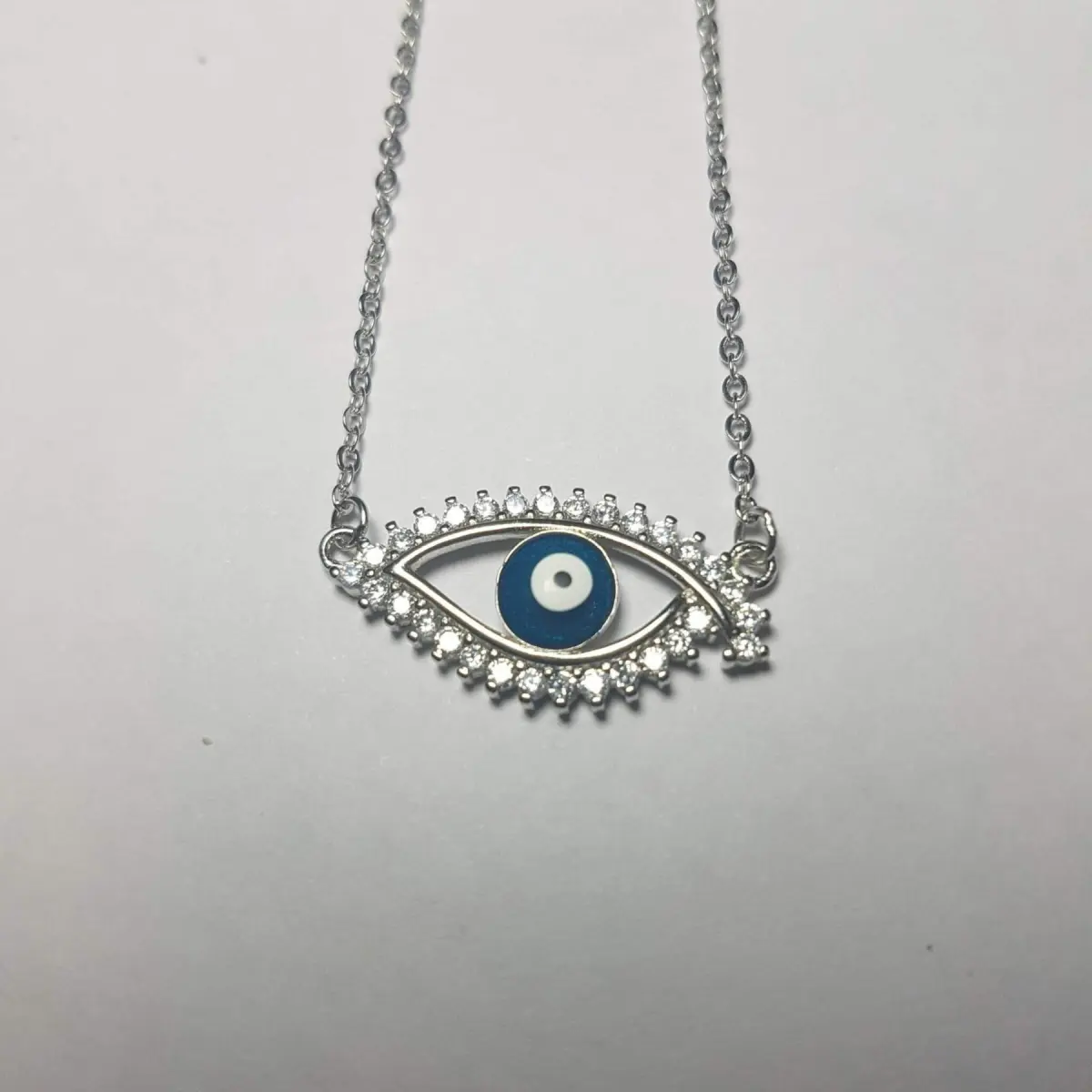 Beautiful Evil-Eye Pendent in Dark Blue Color 