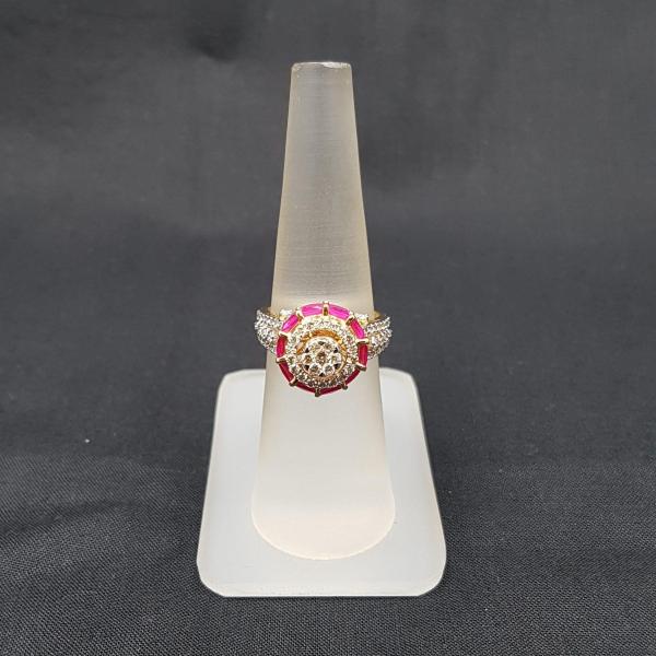 Elegant Diamond Ring Flower Style 