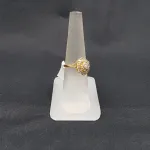 Diamond Ring in Round Shape with Beautiful Design 