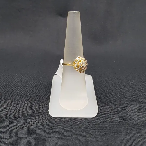 Diamond Ring in Round Shape with Beautiful Design 