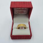 Gold beautiful Gents Ring with Fancy Design