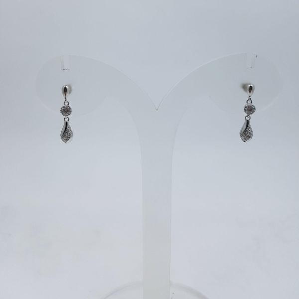 SILVER EARRINGS WITH BEAUTIFUL ZERKONS