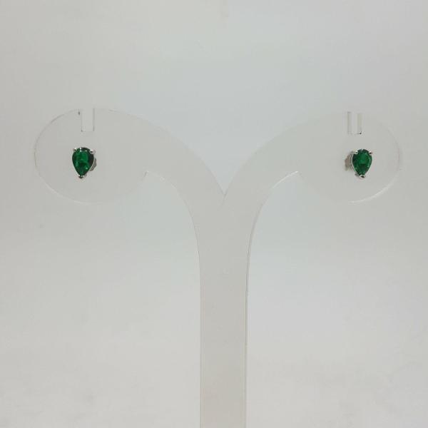 SILVER GREEN STUDS