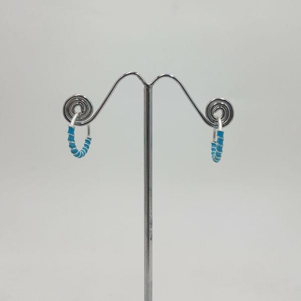 SILVER BALI PAIR IN SKY-BLUE PAIR