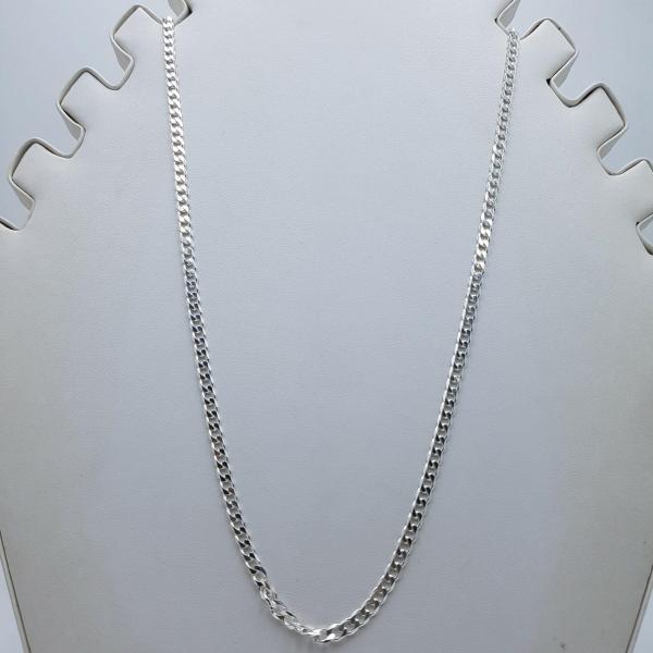 925 STERLING SILVER GENTS LIGHT WEIGHT CUBAN CHAIN