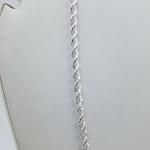 925 STERLING SILVER CHAIN WITH ROPE DESIGN 