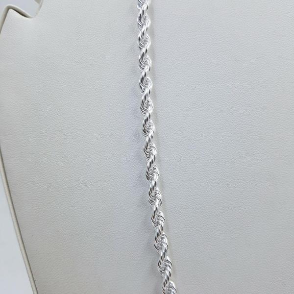 925 STERLING SILVER CHAIN WITH ROPE DESIGN 