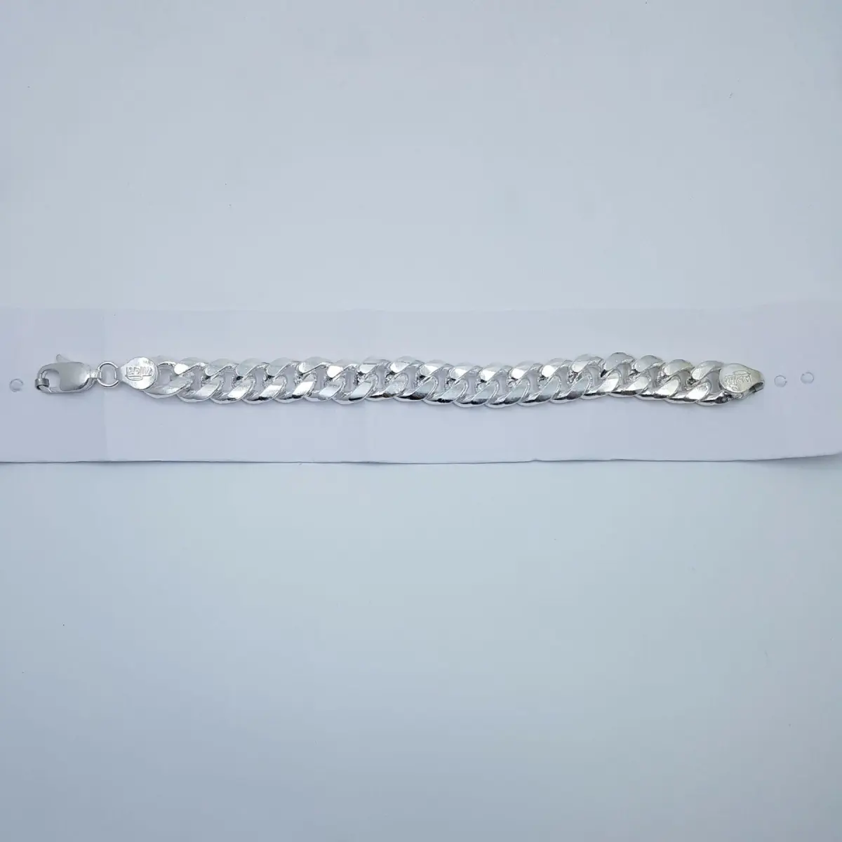 STERLING SILVER CUBAN BRACELET FOR GENTS