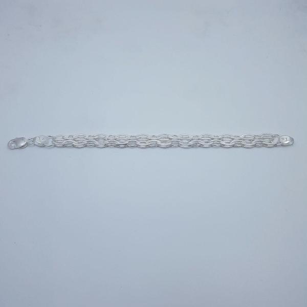 STERLING SILVER RHODIUM POLISH BRACELET FOR GENTS