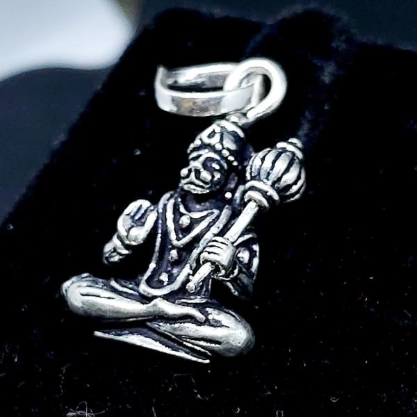 925 Sterling Silver God Hanuman Pendant