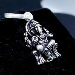 925 Sterling Silver God Ganesha Pendant