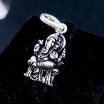 925 Sterling Silver God Ganesha Pendant