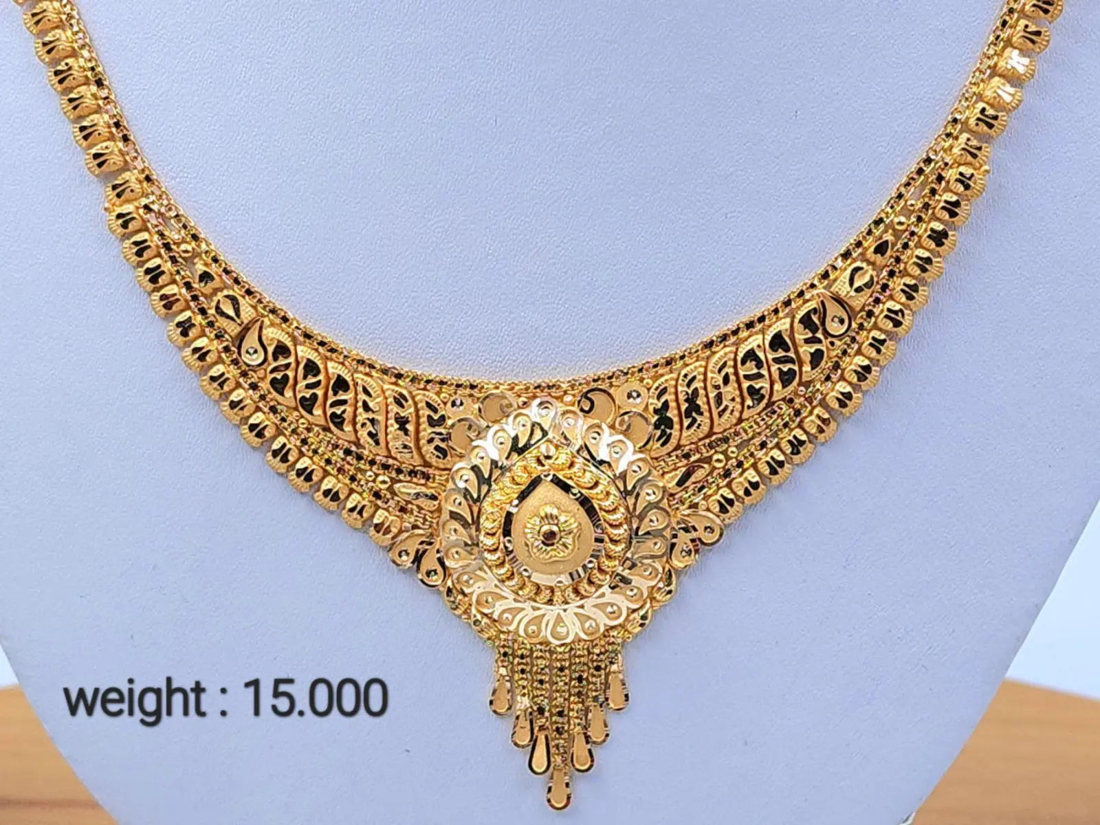 Gold Set ( Necklace with Jhale )