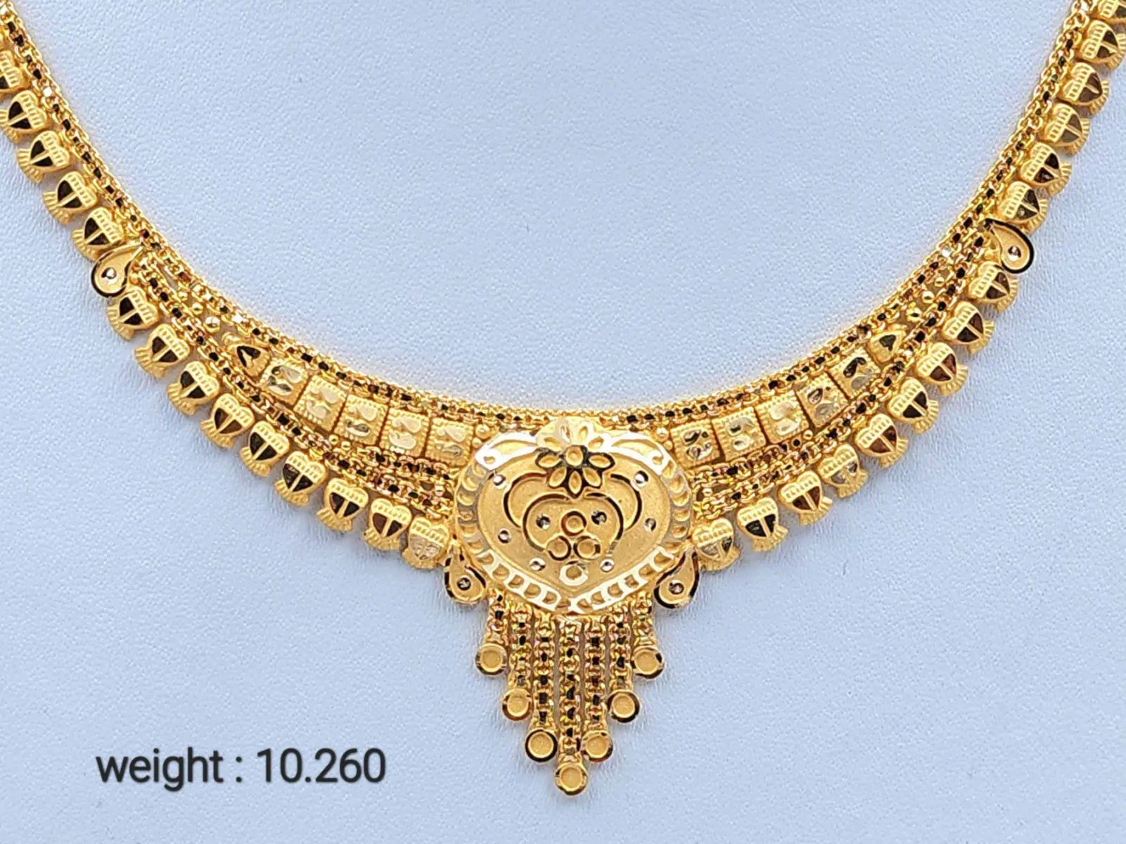 Gold Set ( Necklace with Jhale )