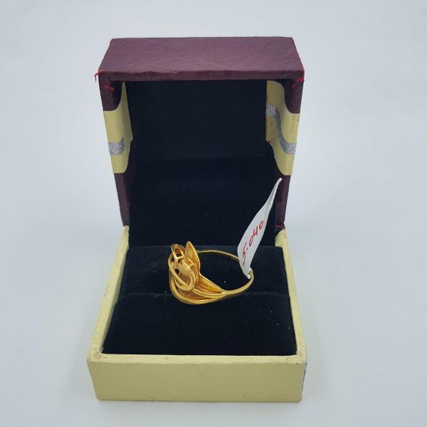 Gold Ladies Ring with Amazing Plain Design 