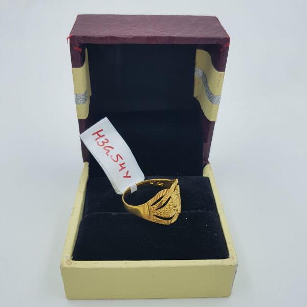 Fabulous Gold Ring for Ladies with Plain Design 