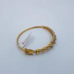 Gold Ladies Bracelet Studded with Zerkons