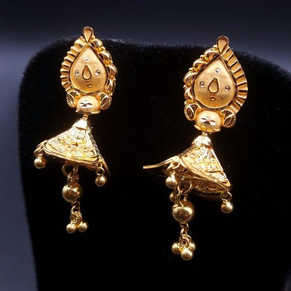 Gold jhumke