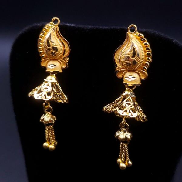 Gold jhumke