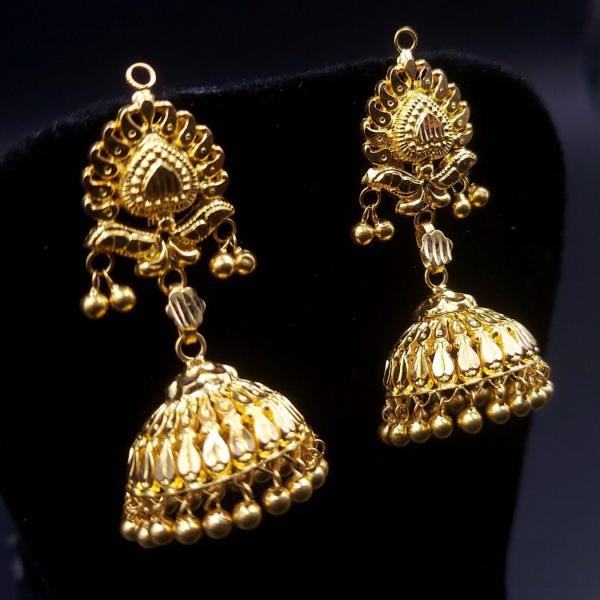 Gold jhumke