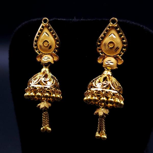 Gold jhumke