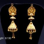 Gold jhumke