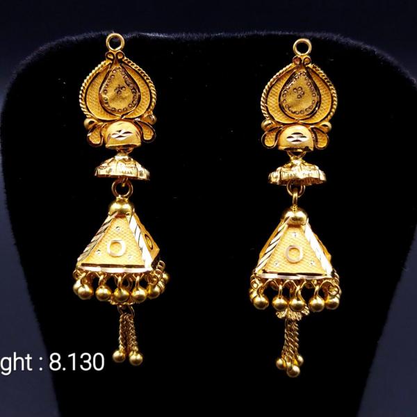 Gold jhumke