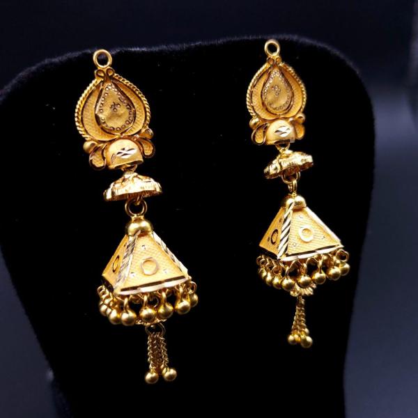 Gold jhumke