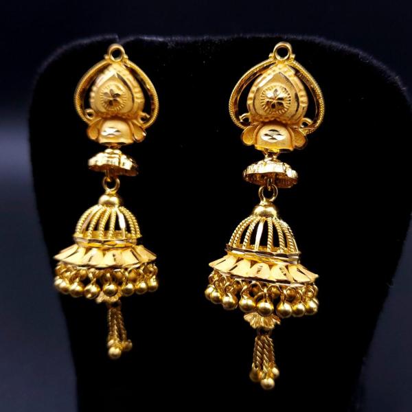 Gold jhumke