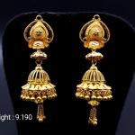 Gold jhumke