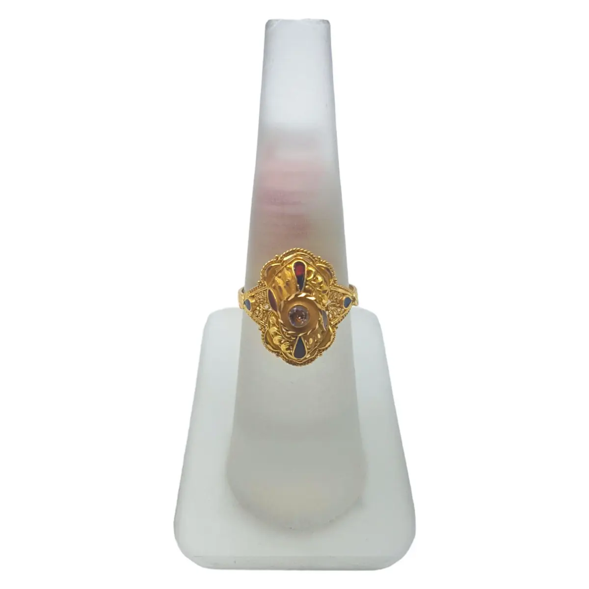 Adjustable Gold Ladies Ring With Beautiful Stone