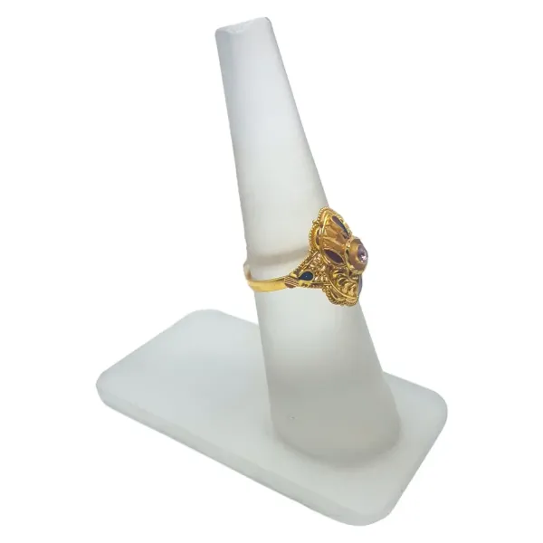 Adjustable Gold Ladies Ring With Beautiful Stone