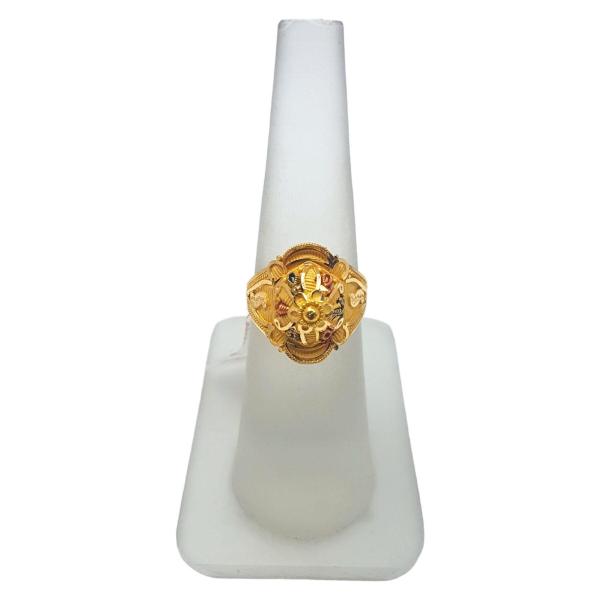 Fabulous Gold Ring for Ladies with Plain Design 