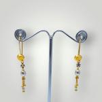 Fabulous Gold Long Earrings for Ladies with beautiful Design 