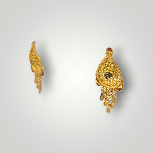 Unique Design Gold Earring