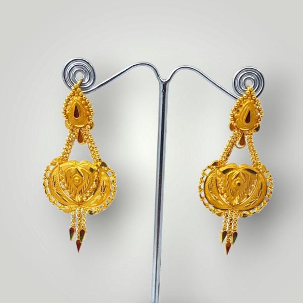 Adorable Long Earrings with beautiful Design 