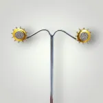 Ladies Gold Jerkan Earrings in Fabulous Design 
