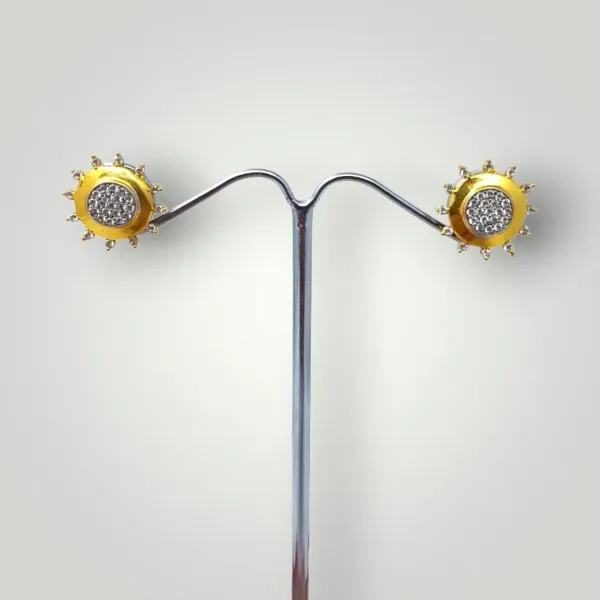 Ladies Gold Jerkan Earrings in Fabulous Design 