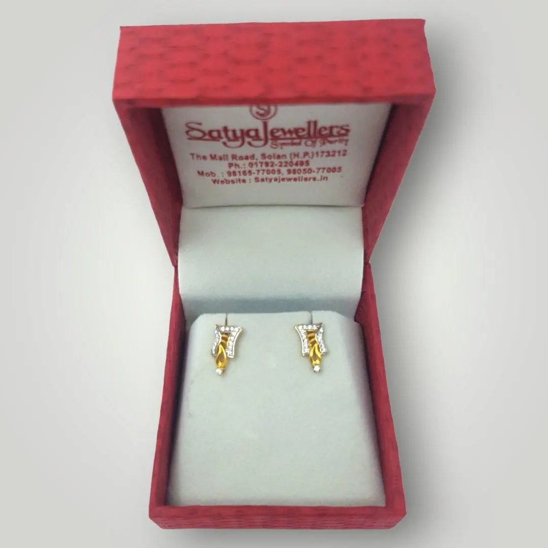 Beautiful Zerkon Light Weight Earring for ladies 