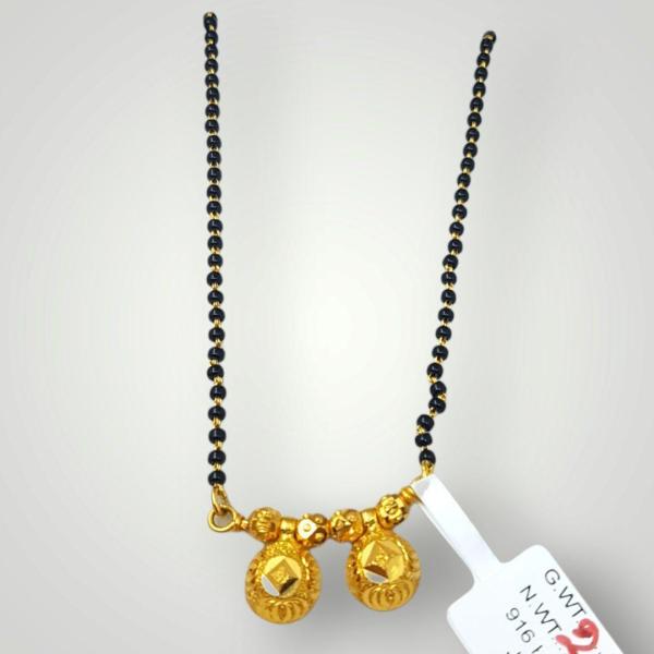 Gold Small Mangalsutra in Amazing Design 