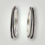 926 Sterling Silver Beautiful Bangles with Elegant Design Design 